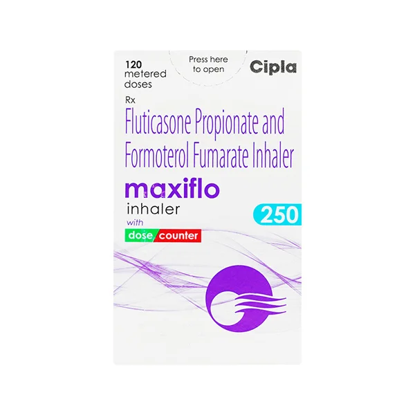 Maxiflo-Inhaler-250mcg-(Fluticasone-Formoterol) Maxiflo-Inhaler-250mcg-(Fluticasone-Formoterol)